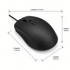 Souris USB Filaire Ergonomique pour Ordinateur et Bureau